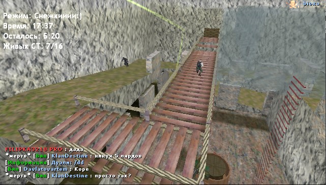 Deathrun map in Counter-Strike 1.6